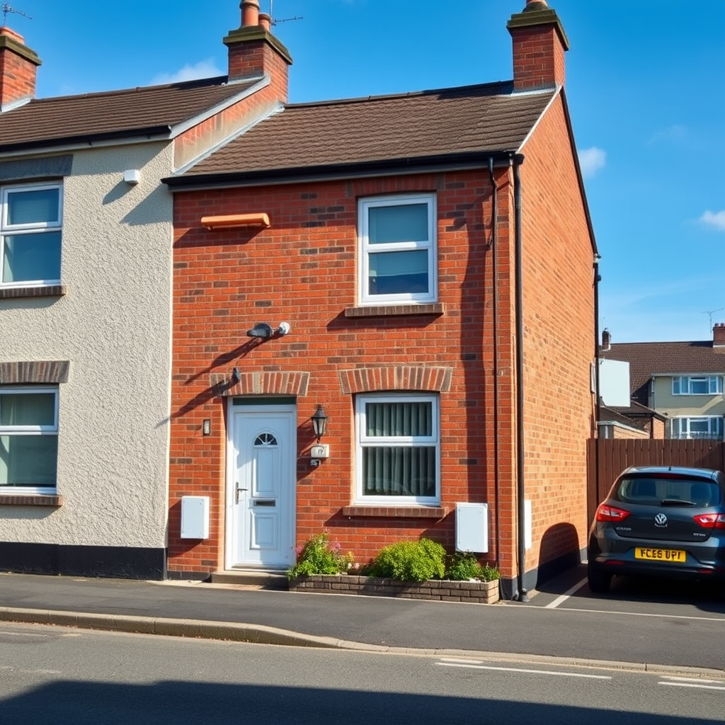 Charming two-bedroom terrace with parking in sought-after area